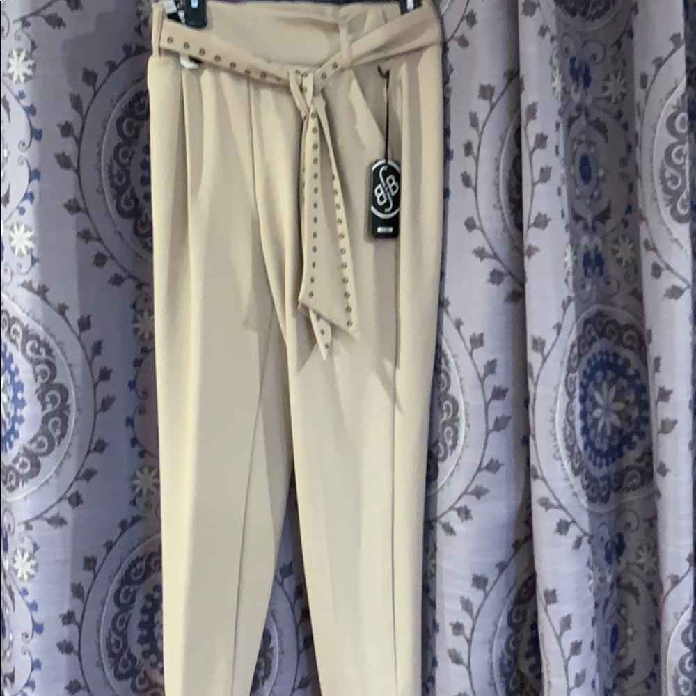 Tan pants with belt - NWT - Never worn